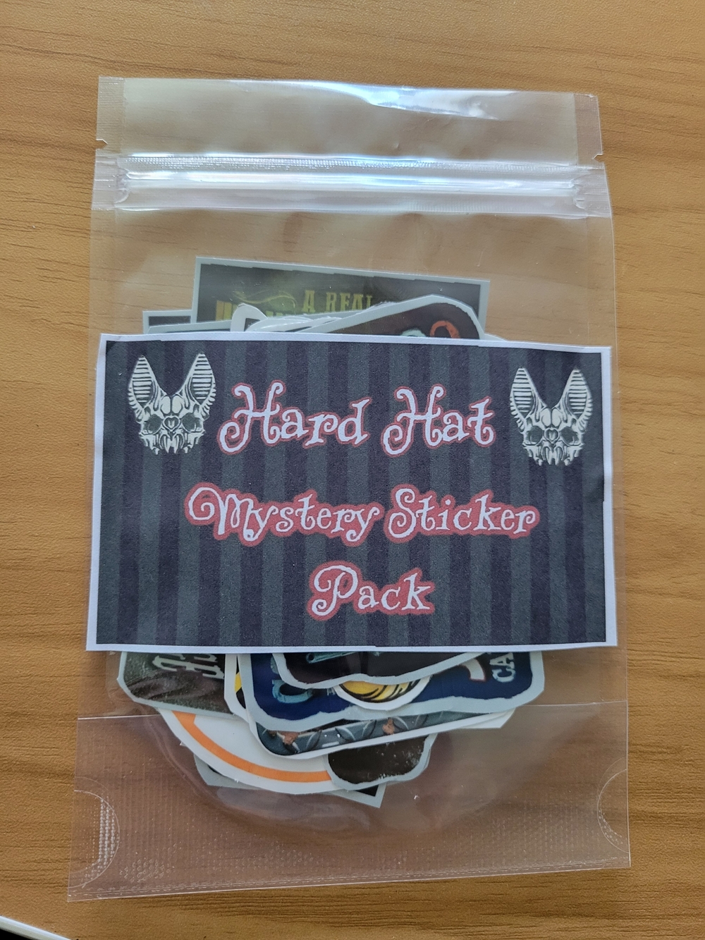 🍁NEW🍁 Hardhat Mystery Sticker Pack - Black and Pink